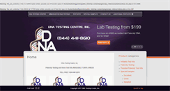 Desktop Screenshot of dnatestingcentre.com
